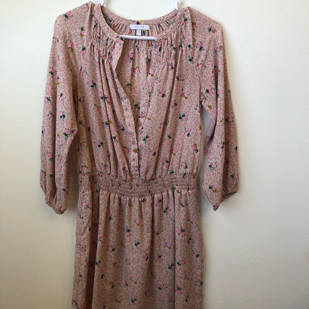 Pink Floral Dress